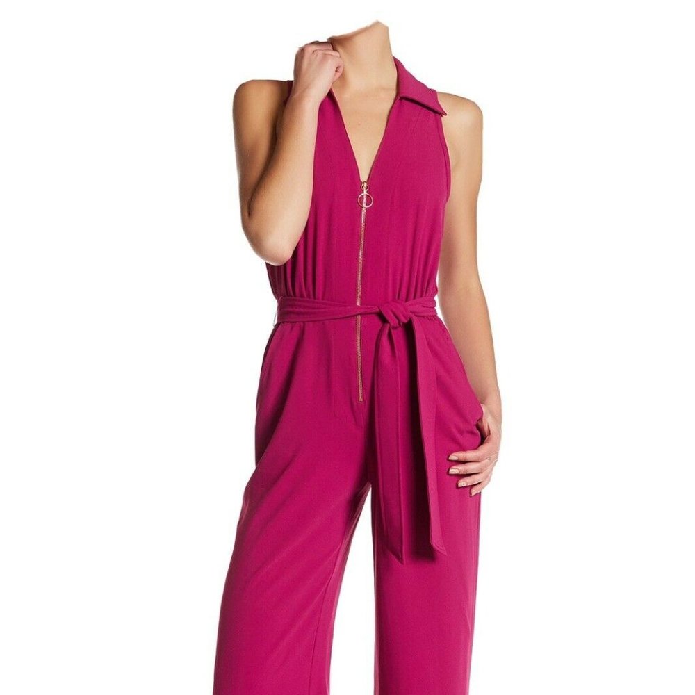 TRINA TURK Tania Jumpsuit Samba Plum NWT